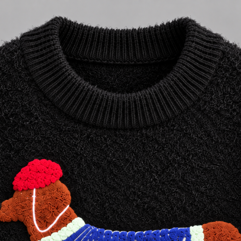 Reiji Dachshund Knit Sweater