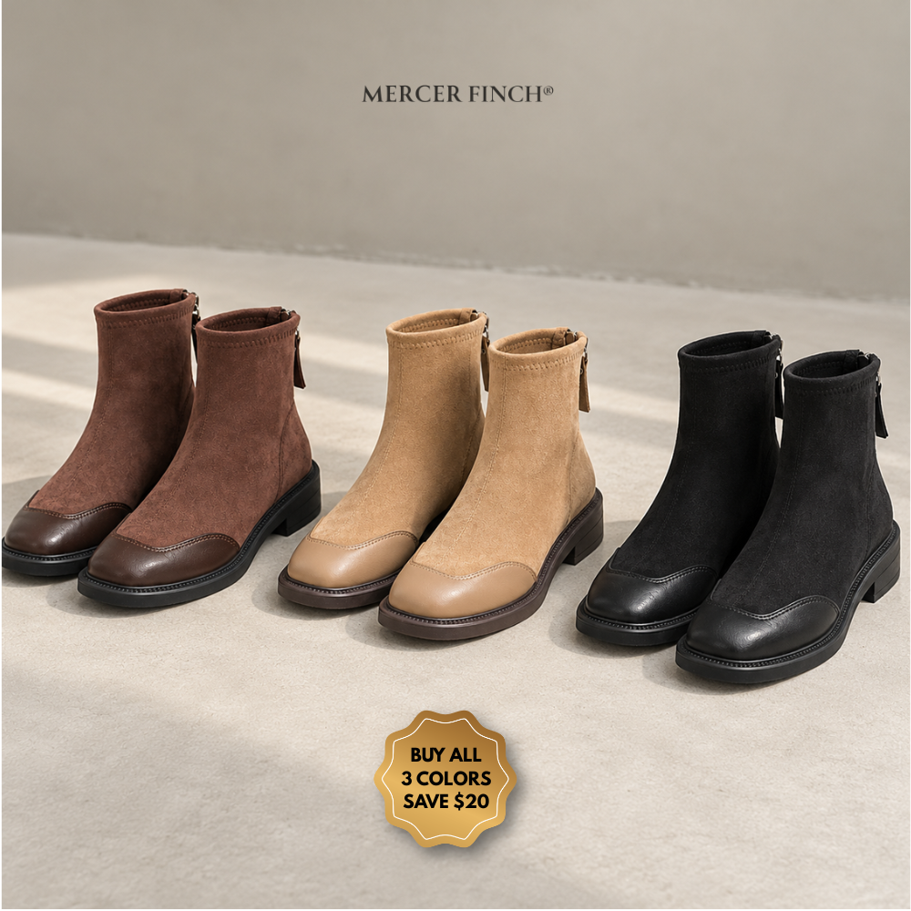 Donna Square-Toe Boots