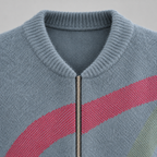 Mori Arc Zip-Strickjacke