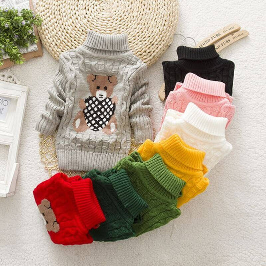Children's Solid Knitwear