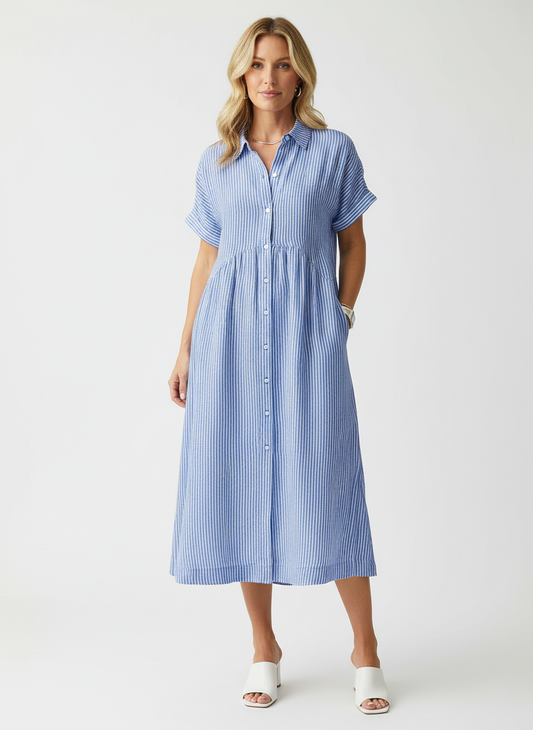 Sunline Button Midi Dress