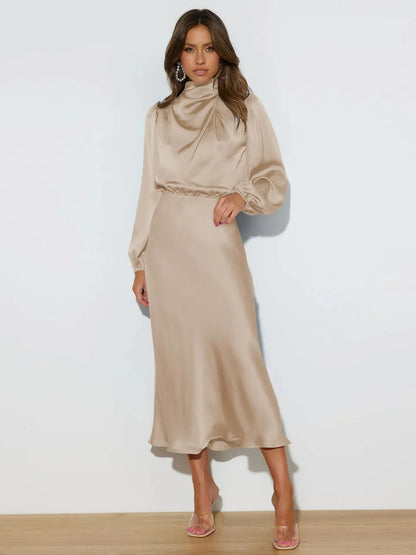 Velina Satin Midi