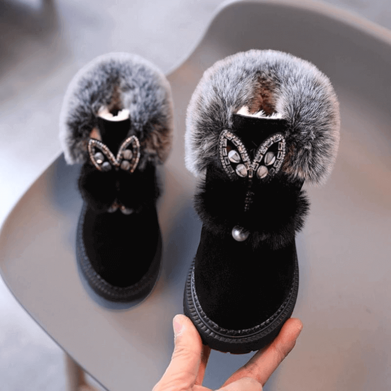 Schnee Mädchen Stiefeletten