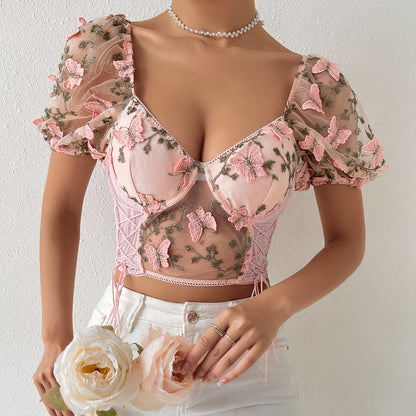 Flutter Charm Corset Top