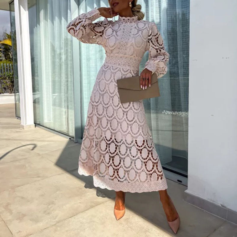 Parisian Summer Lace Dress