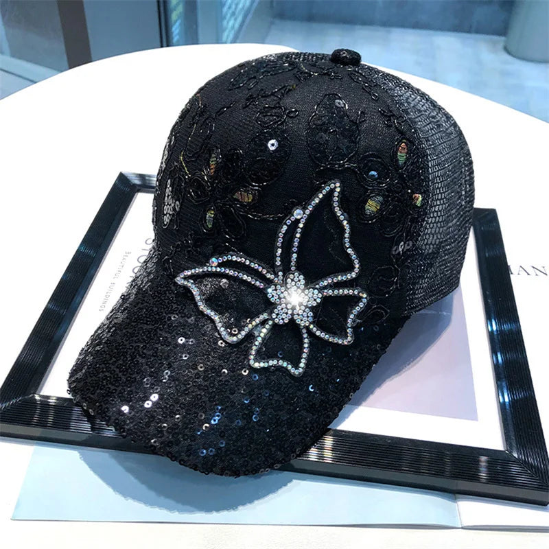 BreezeChic Sequin Baseball Hat