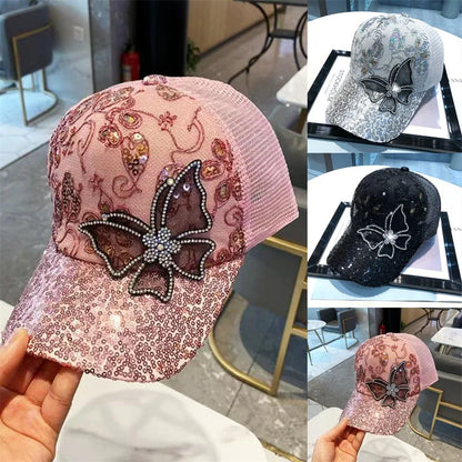 BreezeChic Sequin Baseball Hat