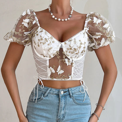 Flutter Charm Corset Top