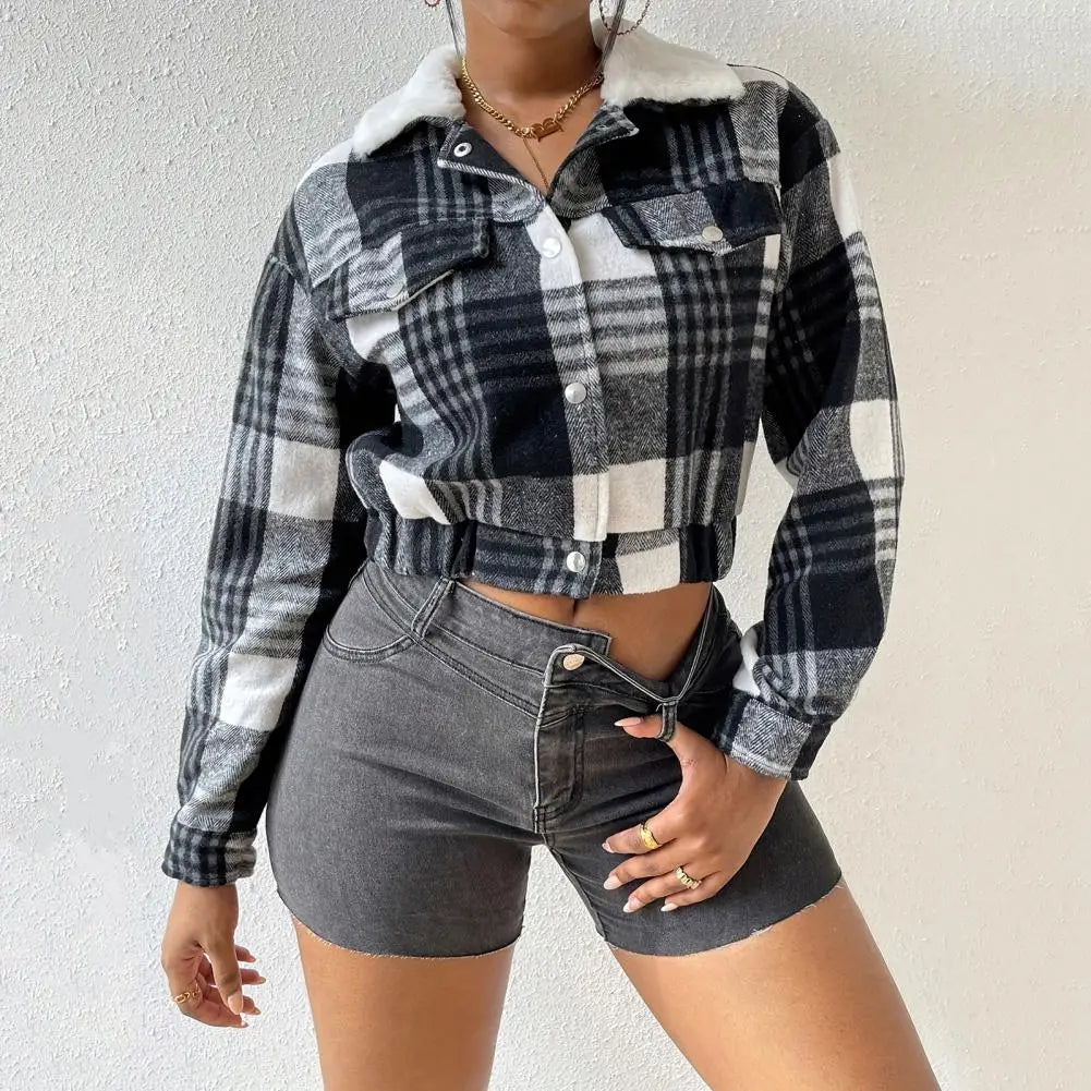 Nina Plaid Jacket