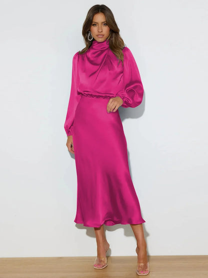Velina Satin Midi
