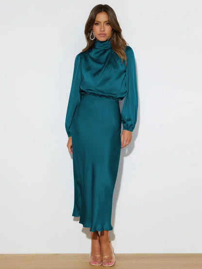 Velina Satin Midi