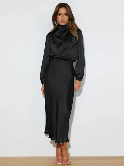 Velina Satin Midi