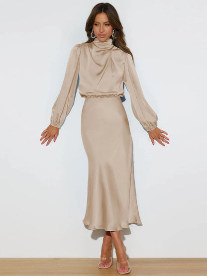 Velina Satin Midi