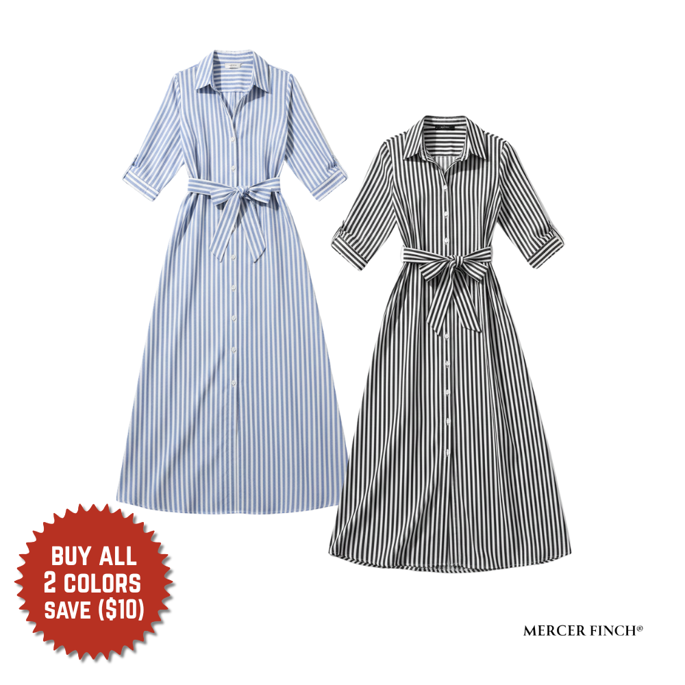 Santorini Button Dress