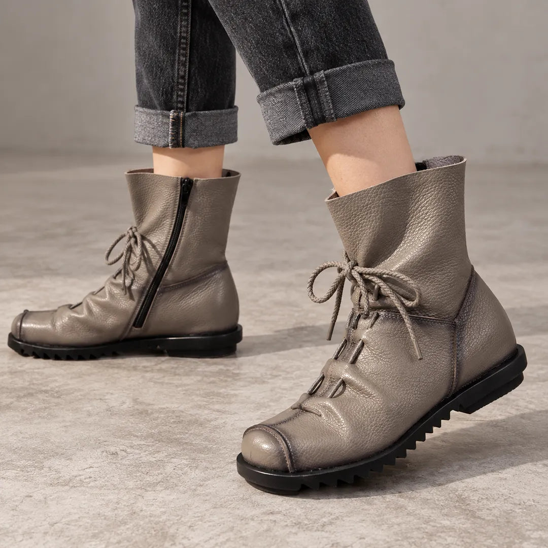 Juniper Lace-Up Boots