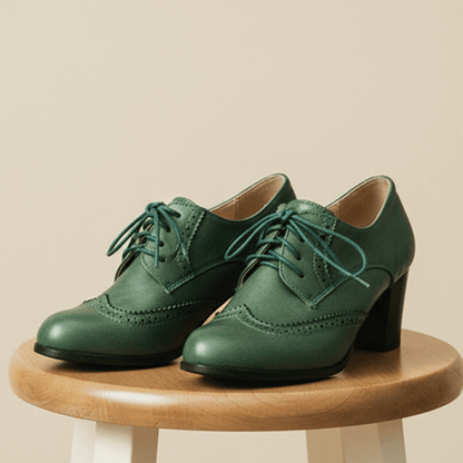 Oxford Lace-Up Heel
