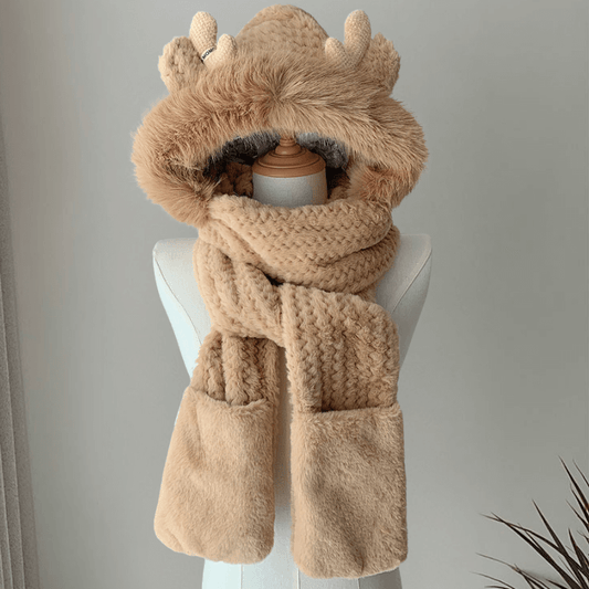 Antler Cozyhood Scarf