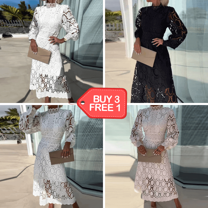 Pariser Sommer-Spitzenkleid