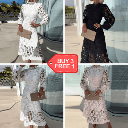 Pariser Sommer-Spitzenkleid