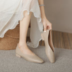 Clara flacher Schuh