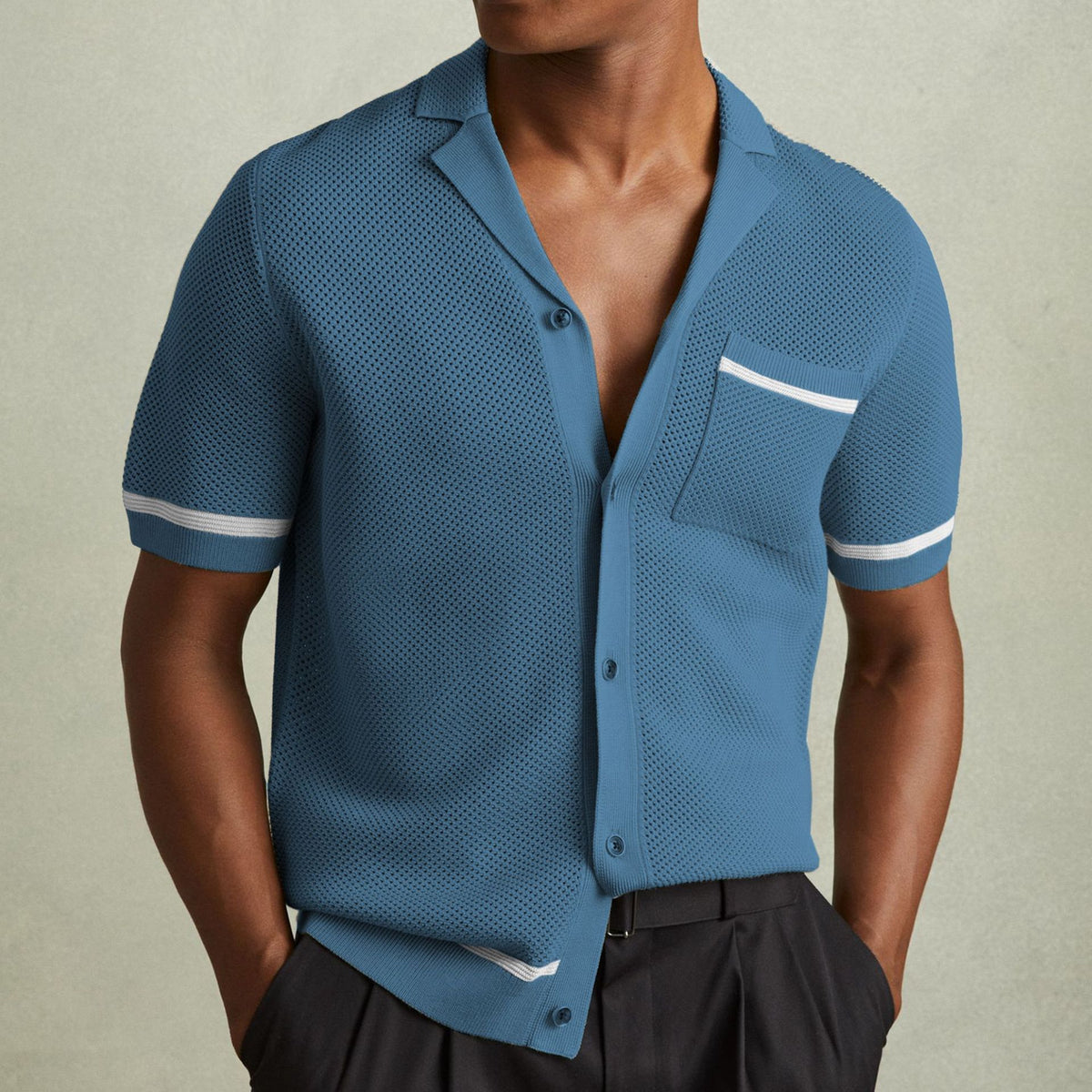 Amalfi Cuban Collar Polo
