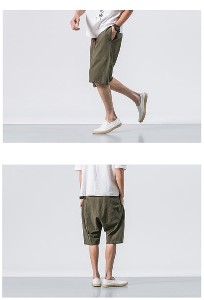 Kyoto Drift Linen Shorts