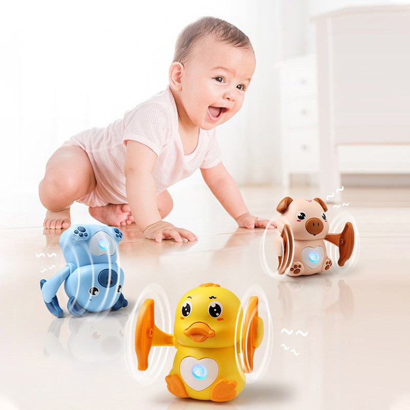 WiggleWaggle™ |  Sound Operated Rolling Baby Toy