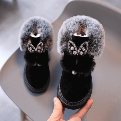 Schnee Mädchen Stiefeletten